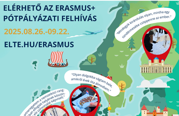 Erasmus+ pótpályázat szeptember 22-ig